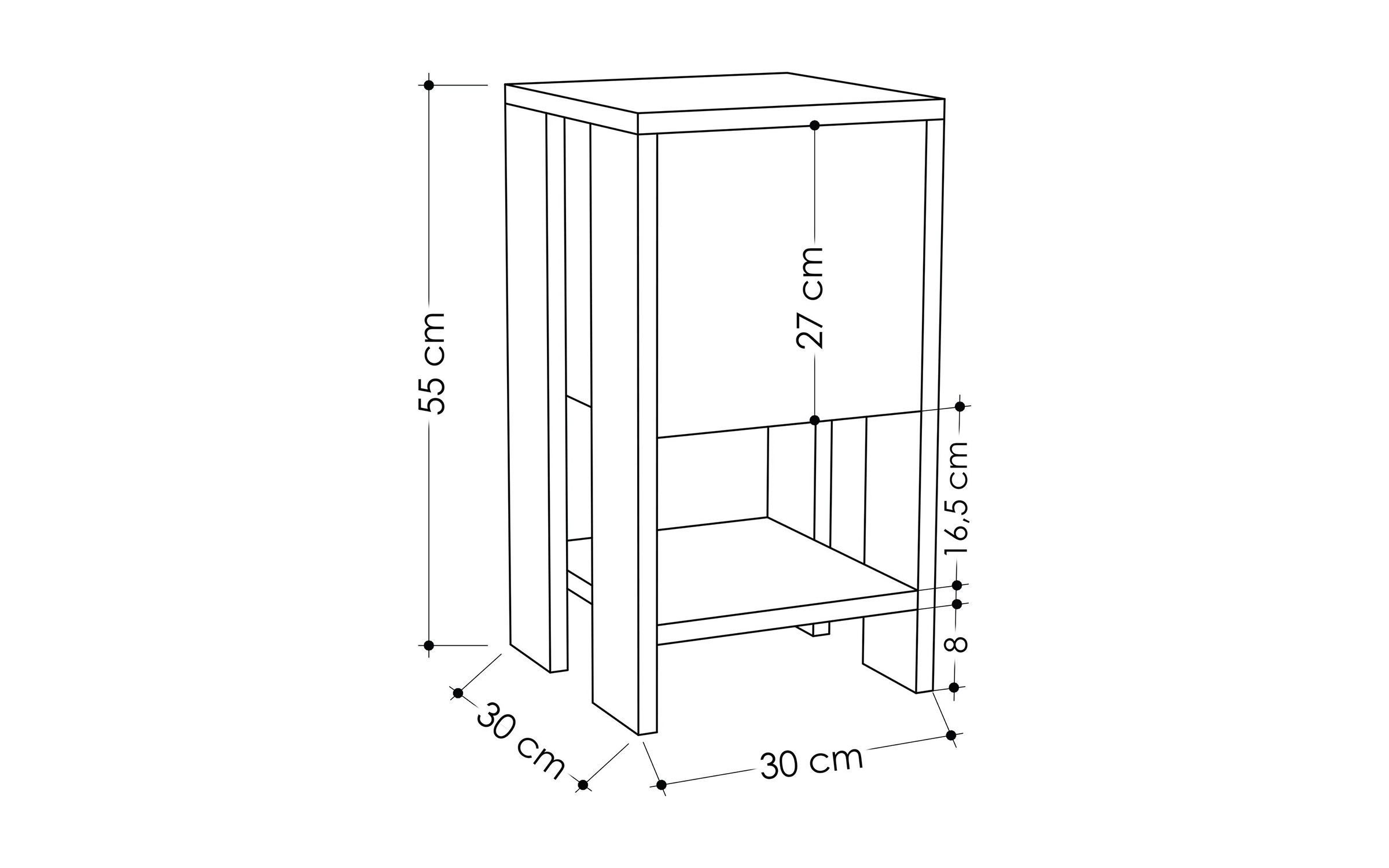 Noptiera Ema, antracit  2